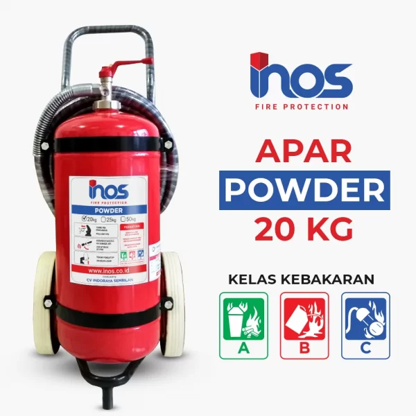 APAR Powder Trolley 20 kg INOS